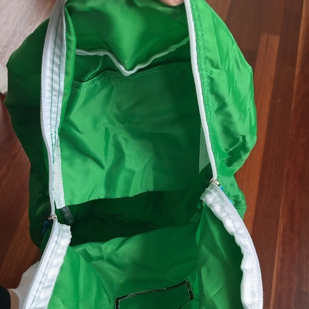 GOLA Blane packable backpack in green Union Jack badge